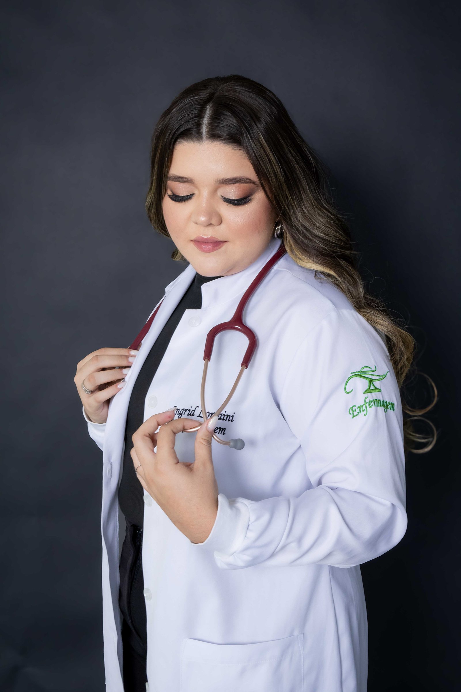 Formando durante a cerimônia, Unifan, Goiânia